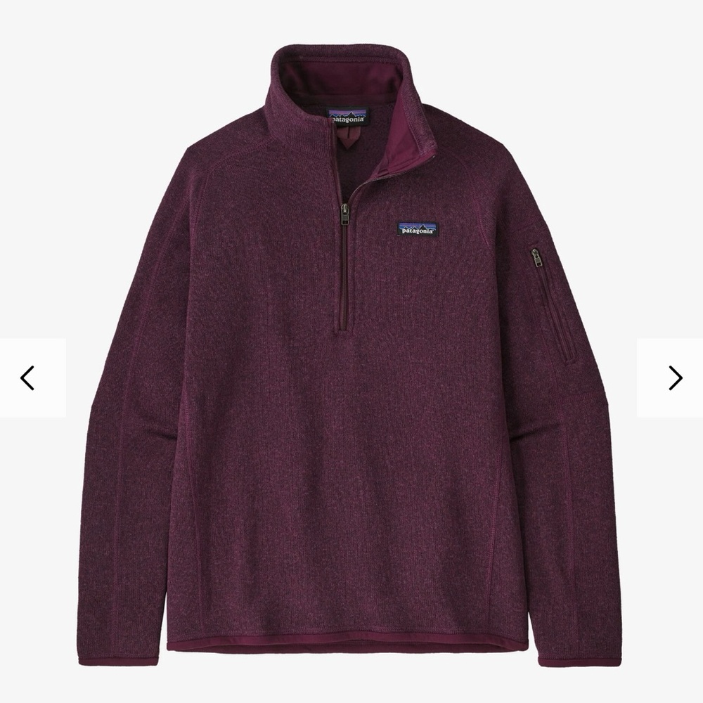 Patagonia Women's Better Sweater 1/4 Zip in Night Plum